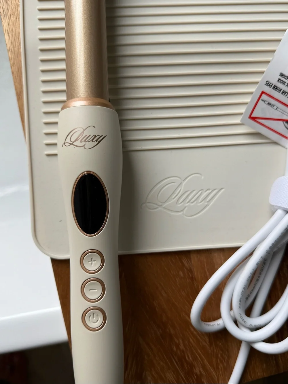Luxy Hair Signature Hair Curler (Extended Barrel 1 inch Curling Wand)